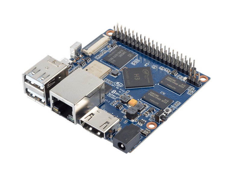 Tarjeta Banana PI BPI-M2+ CPU Allwinner H3 quad core 1.2GHz Cortex-A