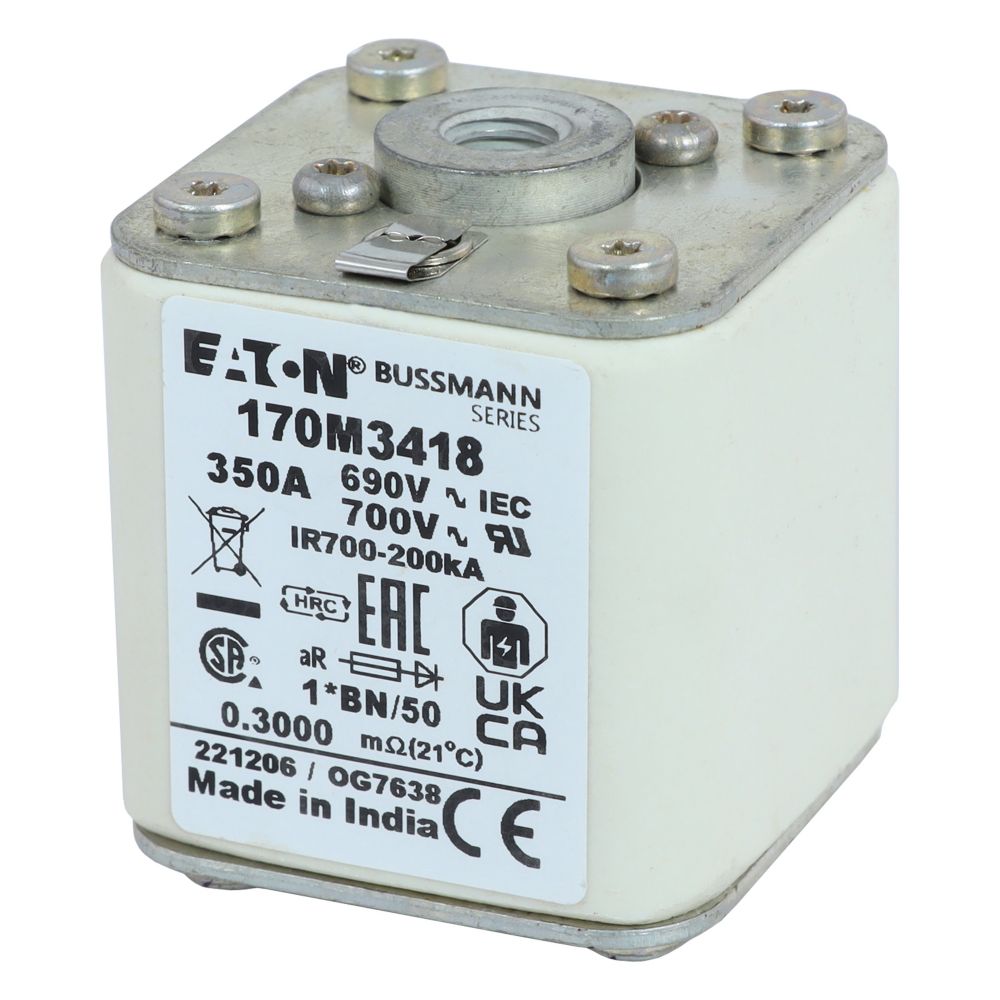 Fusible Ultrarápido 350A; 690V, curva aR, 1* Square Body