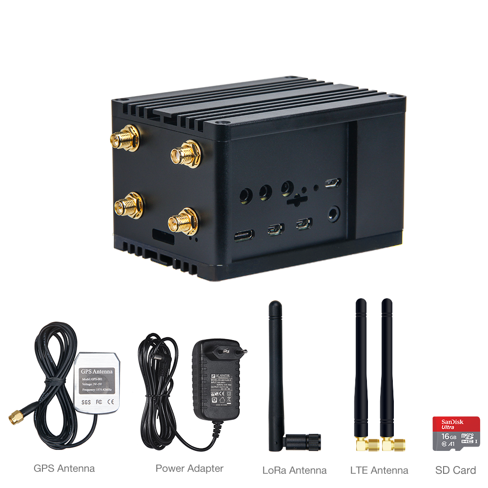 WisGate Developer D4+ EG95-E 4GB RPi4 Memory Storage