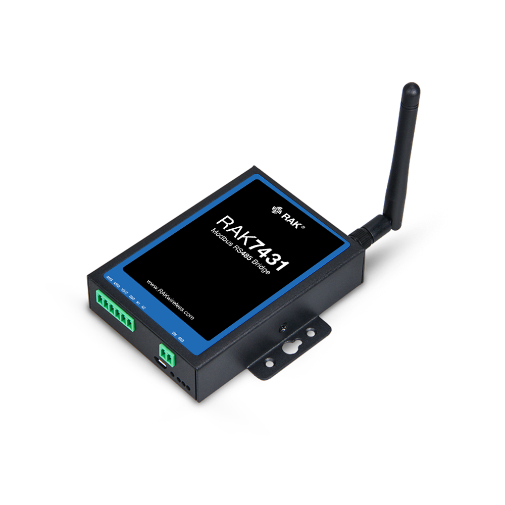 Puente RS485/Modbus a LoRaWAN RAK7431 WisNode