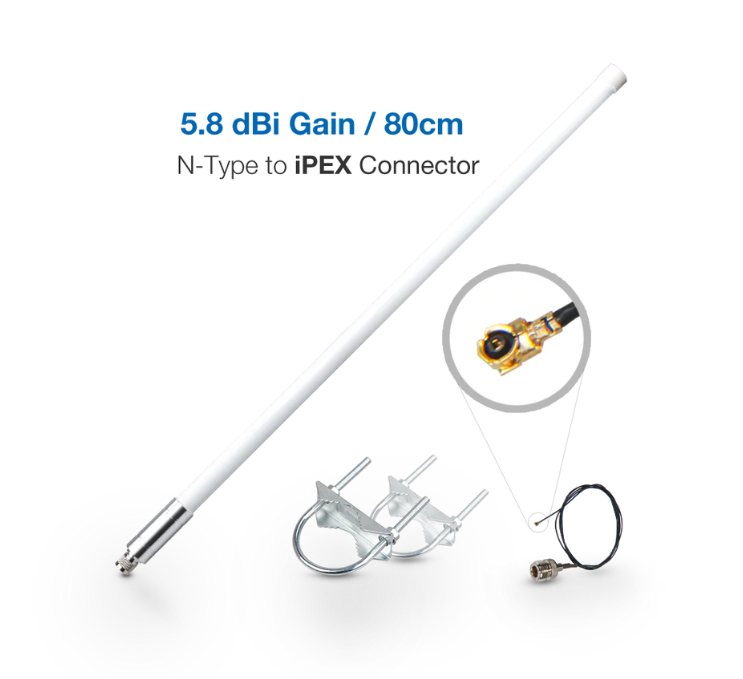 Antena de fibra de vidrio de 5.8 dBi
