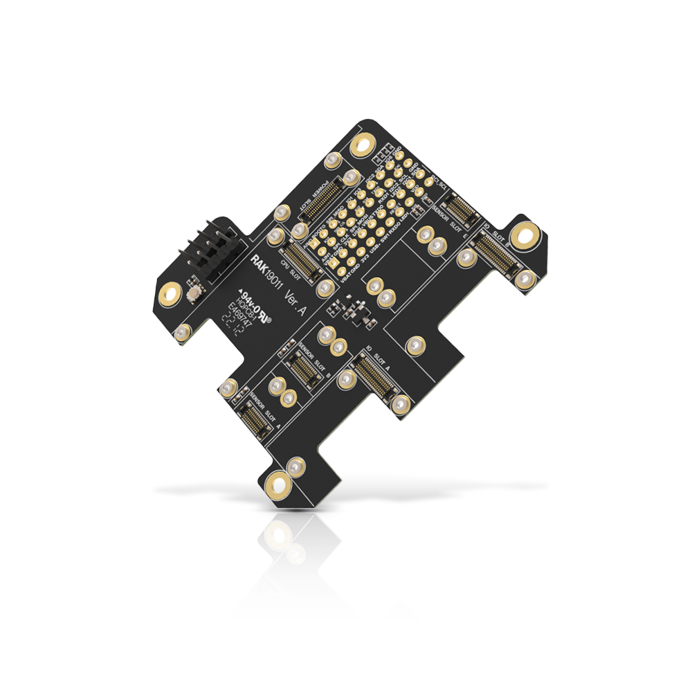 Placa base Wisblock de E/S dual con ranura de alimentación 3ra Gen RAK19011