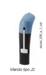Mando para accionamiento directo tipo J2 azul para SIRCOVER AC de 125A a 630A 