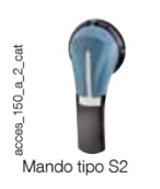 Mando exterior negro para  para  SIRCO AC hasta 630A  tipo S2