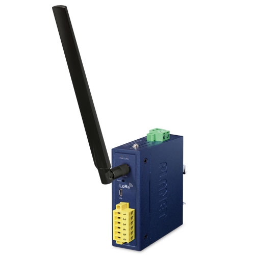 Industrial IP30 LoRa Node Controller - 2 Digital Input + 2 Digital Output (EU868/US915 Sub 1G, supports OTAA/ABP Class A/B/C, 9~48VDC/24VAC, -40~75 degrees C, Micro-USB Configuration Port, DIN-rail or wall mounting)