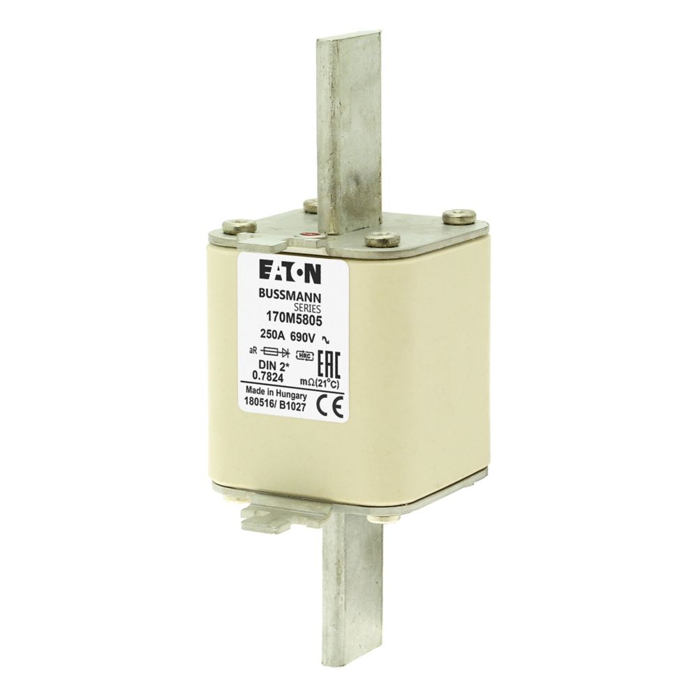 Fusible Ultrarápido Bussmann 250A/690 Volt DIN 2