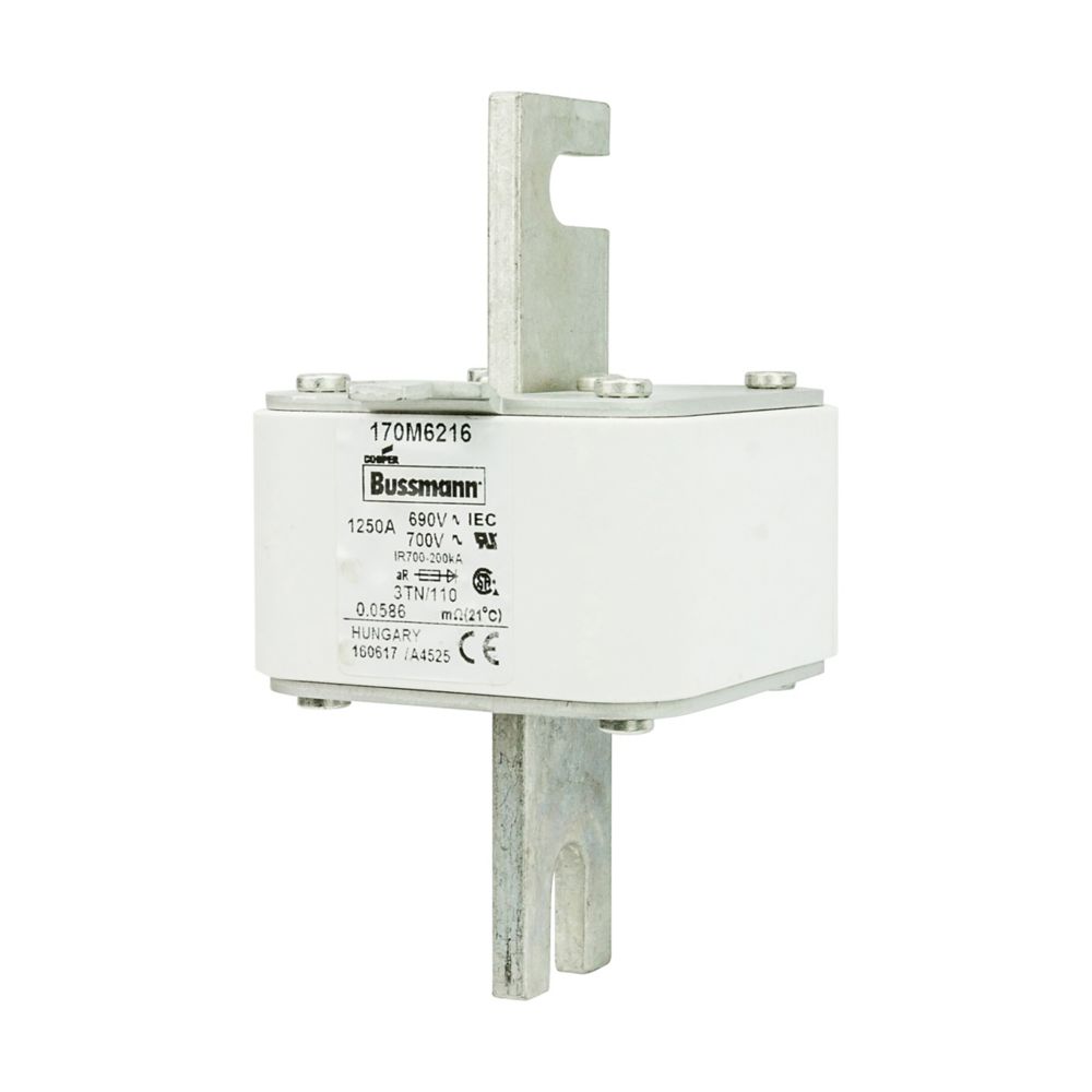 Fusible ultrarapido 1250A 690V Clase aR, DIN 43 /110