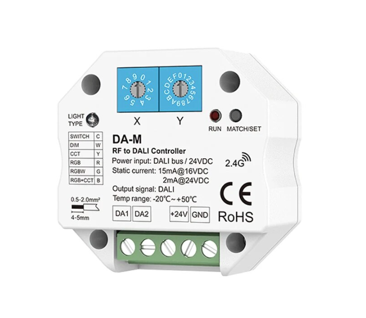 Módulo DALI 2.4G modelo DA-M RF Dimming con R11-REMOTE