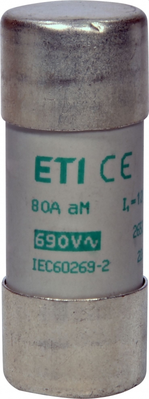 Fusible 22x58 mm; curva aM; 125A; 500V; ETI