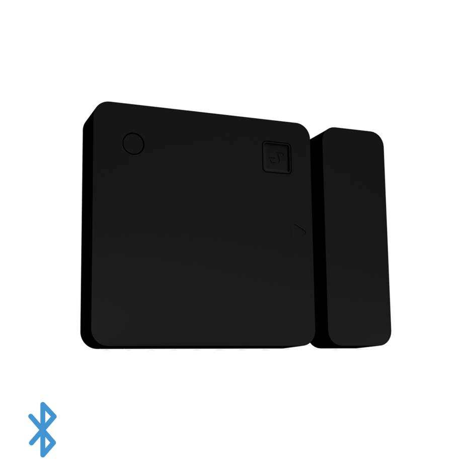  Sensor de puerta, ventana operado por Bluetooth negro