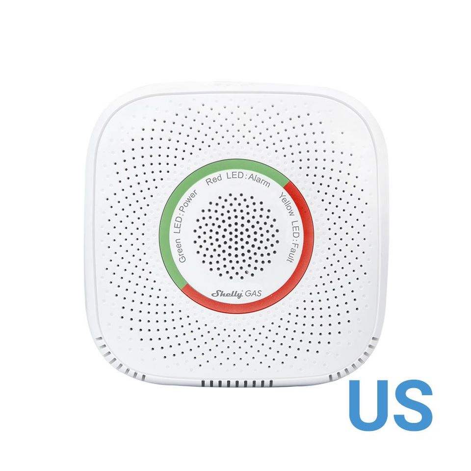 Detector de gas GNC. Sensor de gas inteligente Wi-Fi con alarma sonora y luminosa certificado