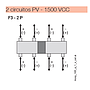 Desconectador INOSYS 1500VDC 4 polos (2X2P) 630A 1500VDC Max