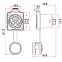 Conector Serie BD-24 Hembra 3 Pines Socket Soldar CNLINKO