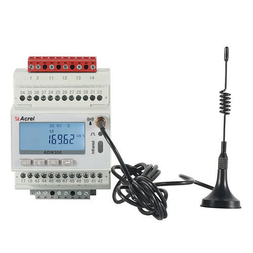 Medidor de energía inteligente inalámbrico trifásico LoraWAN