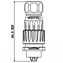 Conector Serie DH-20 Macho 4 Pines Plug Soldar CNLINKO