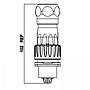 Conector Serie DH-24 Macho 3 Pines Plug Soldar CNLINKO