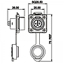 Conector Serie LP-16 Hembra 2 Pines Socket Soldar CNLINKO