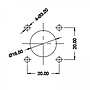 Conector Serie LP-16 Hembra 2 Pines Socket Soldar CNLINKO