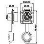 Conector Serie LP-16 Hembra 9 Pines Socket Soldar CNLINKO
