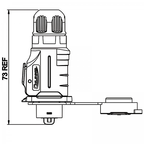 Conector Serie LP-16 Macho 2 Pines Plug Soldar CNLINKO