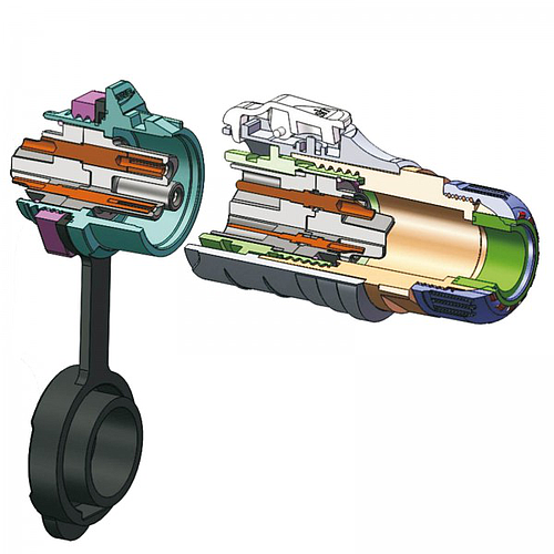 Conector Serie LP-16 Macho 4 Pines Plug Soldar CNLINKO