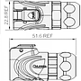 Conector Serie LP-16 RJ45 Plug Soldar CNLINKO
