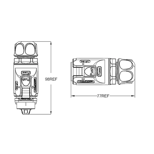Conector Serie LP-24 Macho 4 Pines Plug Soldar CNLINKO