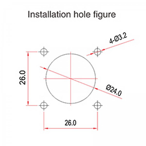 Conector Serie LP-24 Fibra óptica Socket Soldar CNLINKO