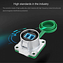 Conector Serie LP-24 Fibra óptica Socket Soldar CNLINKO