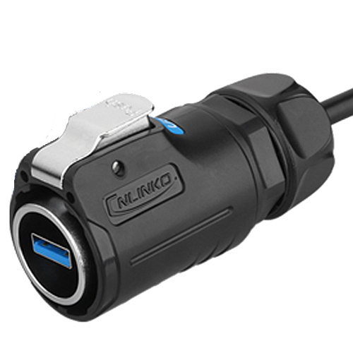 Conector Serie LP-24 USB Plug Soldar CNLINKO