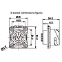 Conector Serie YM-20 Hembra 2 Pines Socket Soldar CNLINKO