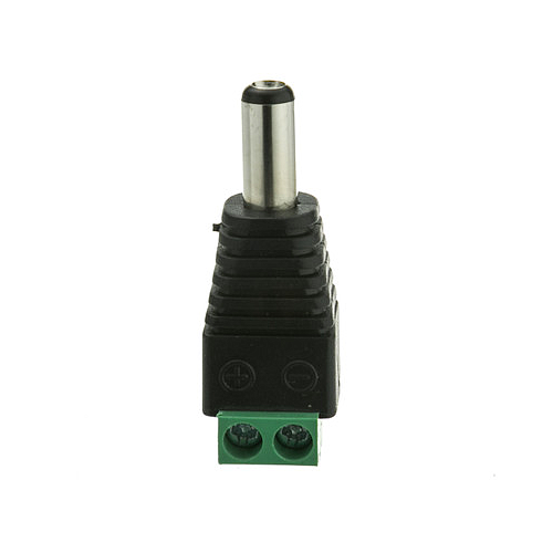 Adaptador DC Plug macho a 2 Terminales Tornillos