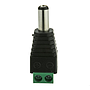 Adaptador DC Plug macho a 2 Terminales Tornillos
