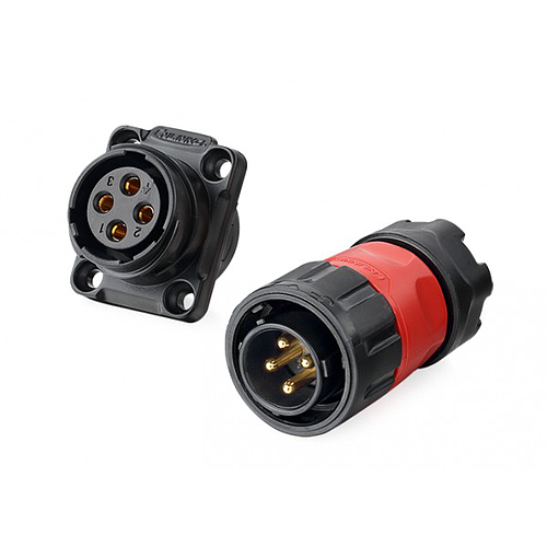 Conector Serie YM-20 Hembra 4 Pines Socket Soldar CNLINKO