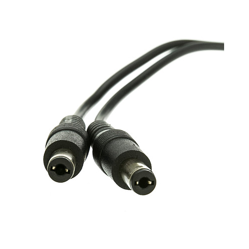 Adaptador DC Hembra con 2 Salidas Macho 30cm