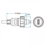Conector Serie YU-USB USB Cable 1Metro plug CNLINKO
