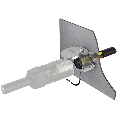 Conector Serie YA-20 hembra socket 3 Pines Soldar CNLINKO