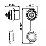 Conector Serie LP-12 Hembra 7 Pines Socket Soldar CNLINKO