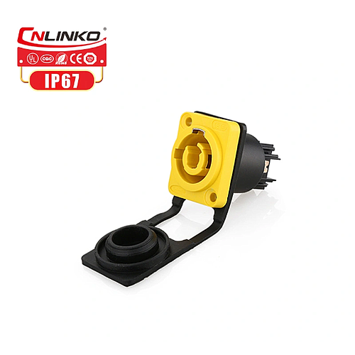 Conector Serie YF-24 Hembra 3 Pines Socket Soldar CNLINKO
