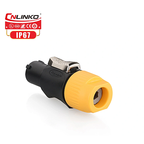 Conector Serie YF-24 Macho 3 Pines Plug con tornillos CNLINKO