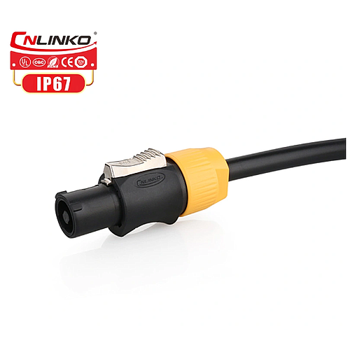 Conector Serie YF-24 Macho 3 Pines Plug con tornillos CNLINKO
