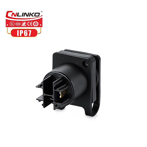 Conector Serie YF-24 Hembra 3 Pines Socket Soldar CNLINKO