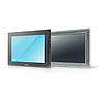 12" 4:3 (1024 x 768) 450 nits, IP54 front panel, 5-wire Resistive touch screen, USB & RS-232 interface, 1 x VGA, DC 12~24V, phoenix connector