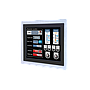 17" 4:3 (1280 x 1024), 350 nits, Stainless Steel 316 IP65 front panel, with Projected capacitive touch screen, USB interface,1 VGA, USB interface, DC 12~24V, Phoenix Connector