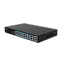Switch PoE, 24 puertos PoE RJ45 10/100Mbps, 2 puertos uplink 1000Mbps