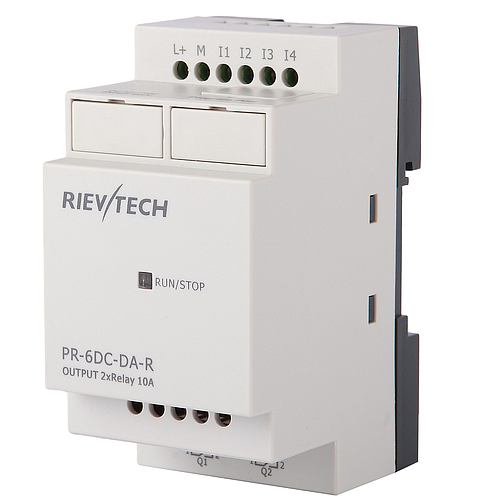 Relé programable por software 4 entradas digital/analógica, 2 salidas DC12V-DC24V Rievtech