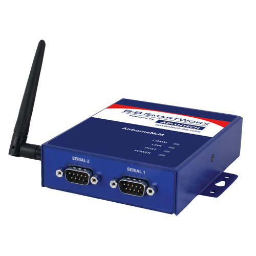 Industrial Device Server, WiFi Dual Band 2.4/5 GHz, two RS232/422/485 ports
