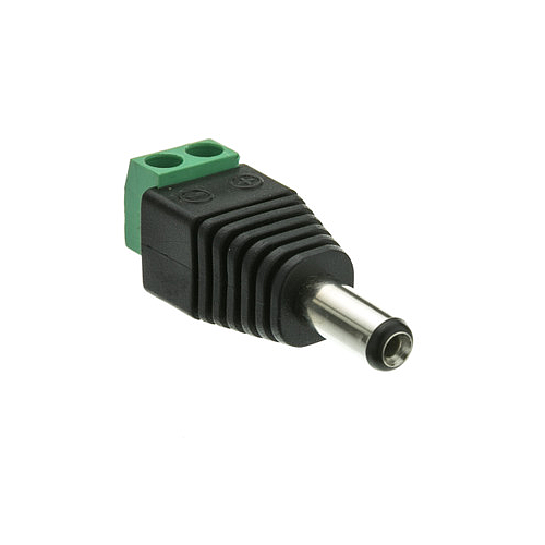 Adaptador DC Plug macho a 2 terminales de tornillo