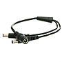 Adaptador DC Hembra con 2 Salidas Macho 30cm