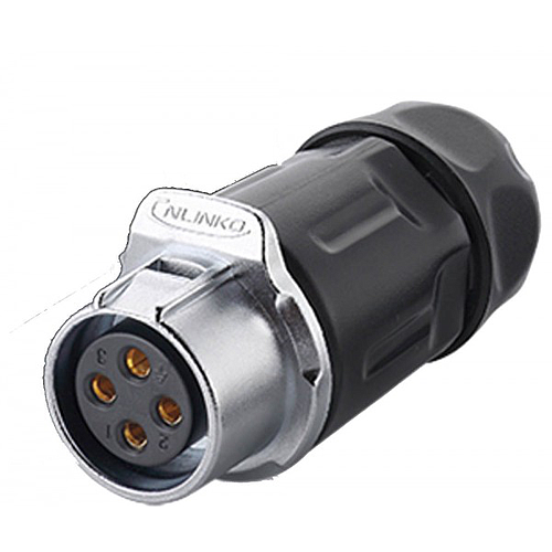 Conector Serie LP-20 Hembra 4 Pines Conector Soldar CNLINKO